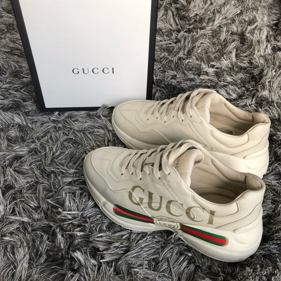 (SOLD)AUTHENTIC GUCCI RHYTON SNEAKER - Picture 1 of 6